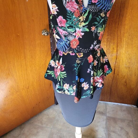 Retro floral print dress - Picture 4 of 6